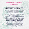 Mosaico Crochet - Claudia Gonzalez @cgonzalezba