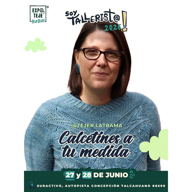 Calcetines a tu medida  - Paulina Castell @tejer.latrama