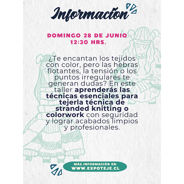 Dominando el stranded knitting o Colorwork   - Rina Leyton @rinaleyton_delonuestro