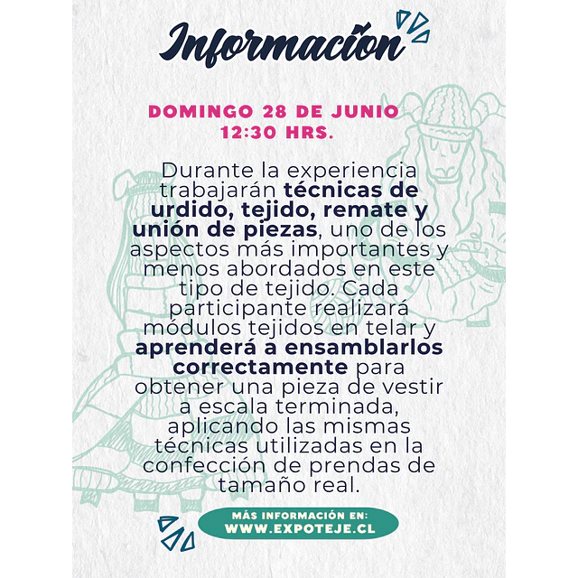 Taller de telar cuadrado y técnicas de unión - Lorena Soto @witralchile
