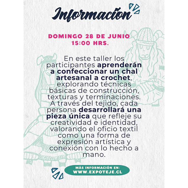 Tejiendo Identidad: Creación de un Chal Artesanal - Angela Castro @tessere.tejidos