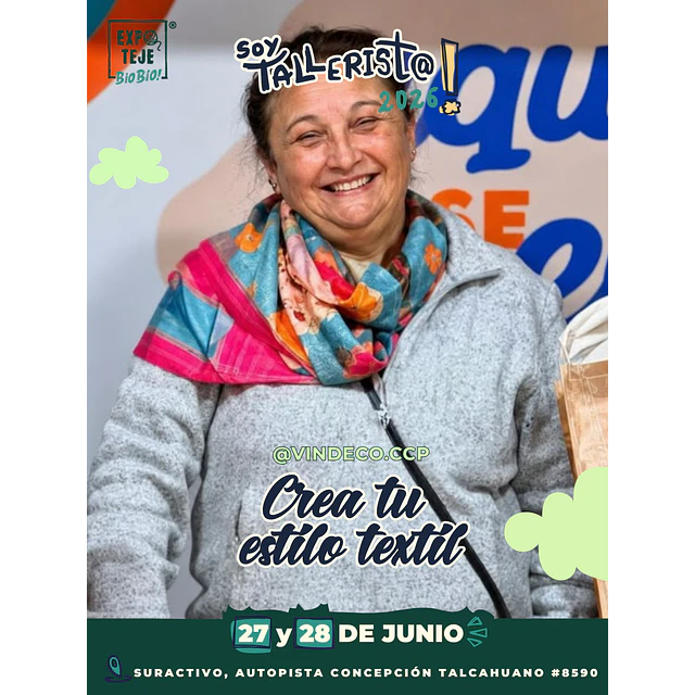 Crea tu estilo textil - Katherine Garcia @vindeco.ccp