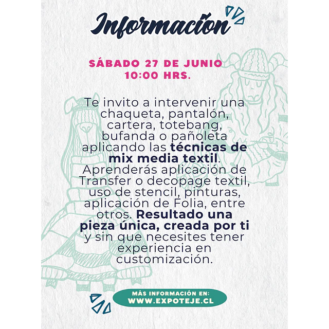 Crea tu estilo textil - Katherine Garcia @vindeco.ccp