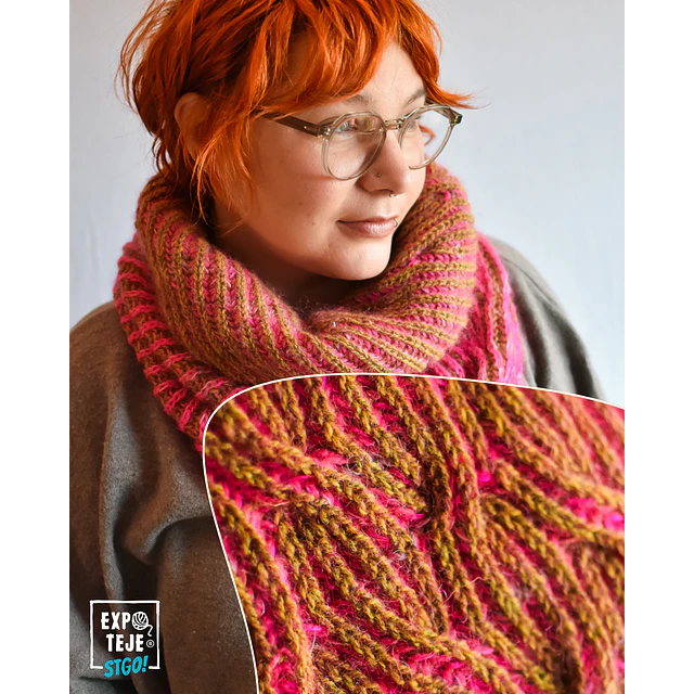 Brioche con torsión reversible - Susanne Sommer @sosuknits 