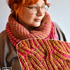 Brioche con torsión reversible - Susanne Sommer @sosuknits 