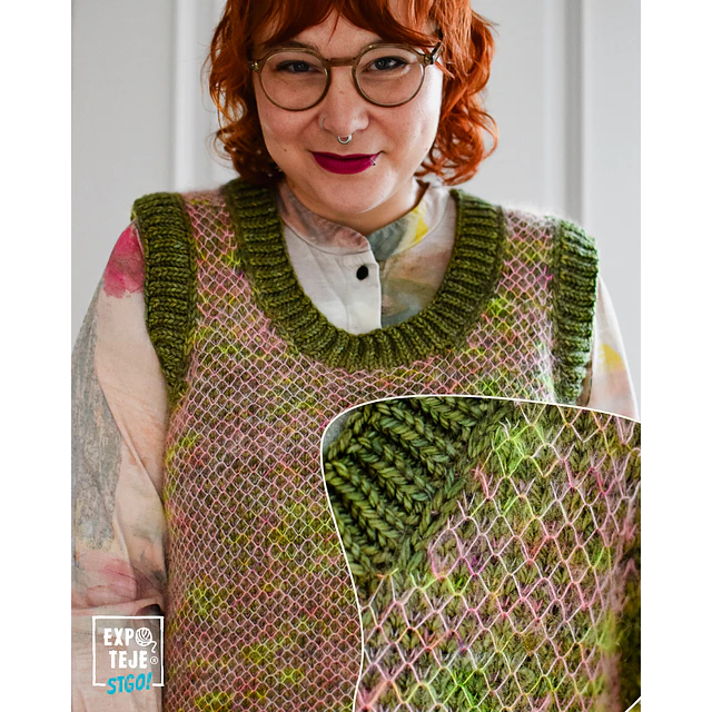 Texturas en brioche  - Susanne Sommer @sosuknits 