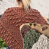 Diseño y construcción de un chal con textura - Stefi Béllico @aleli.decocrochet 