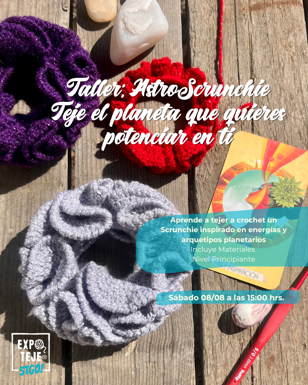 AstroScrunchie Teje el planeta que quieres potenciar en ti