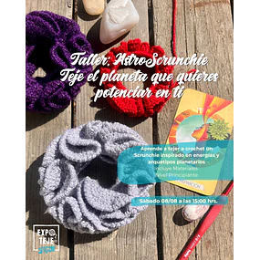 AstroScrunchie Teje el planeta que quieres potenciar en ti  - Nathalie Peñaloza - @esporvibracion