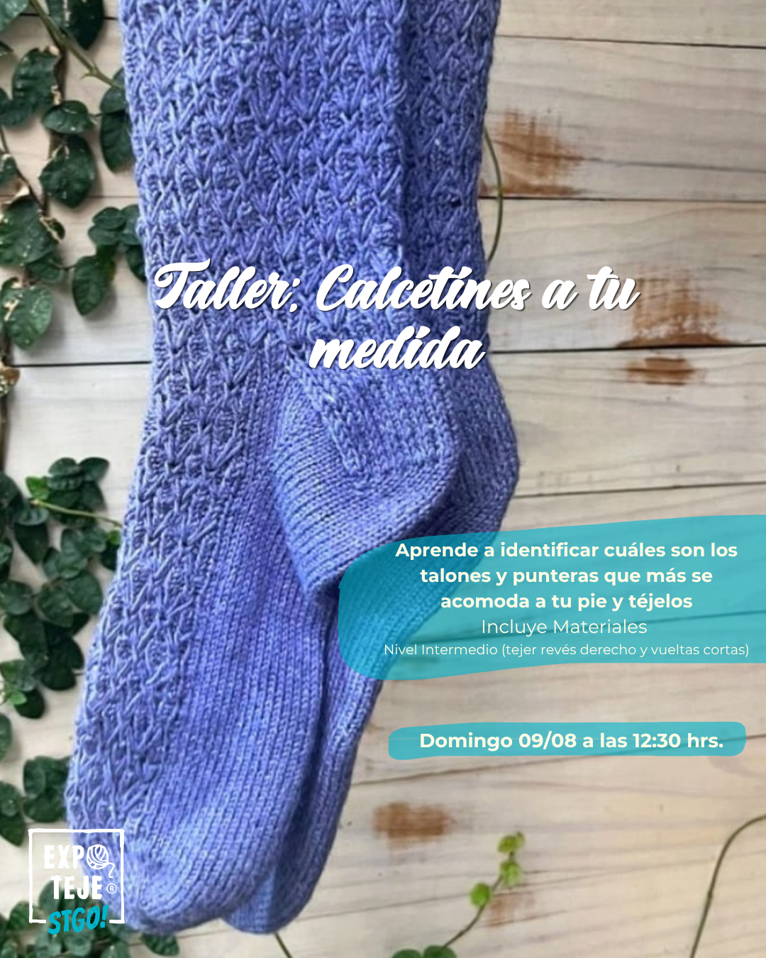 Calcetines a tu medida  - Paulina Castell @tejer.latrama