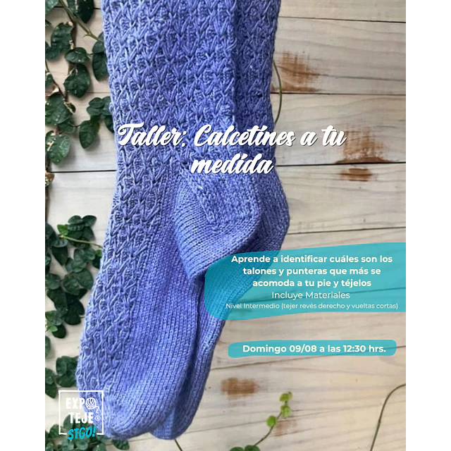 Calcetines a tu medida  - Paulina Castell @tejer.latrama