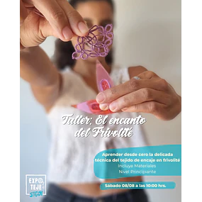 El encanto del Frivolité  - Rocio prieto @linajepenelope
