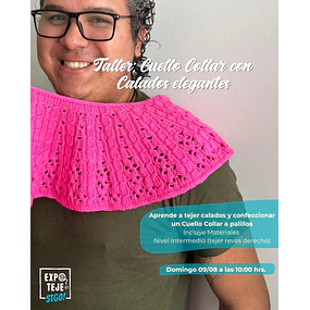 Cuello Collar con Calados Elegantes  - Winelvi Troconis @winelvi
