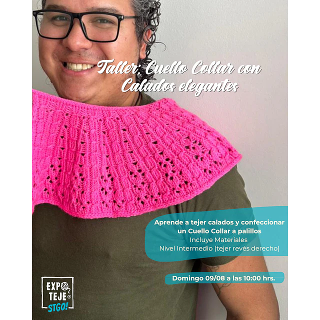 Cuello Collar con Calados Elegantes  - Winelvi Troconis @winelvi