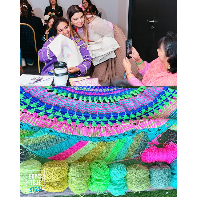 Double Knitting en Plano: Jacquard reversible, texturas y formas  - Kamill Osorio @Kamill.knit