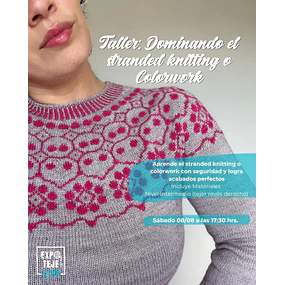 Dominando el stranded knitting o Colorwork   - Rina Leyton @rinaleyton_delonuestro