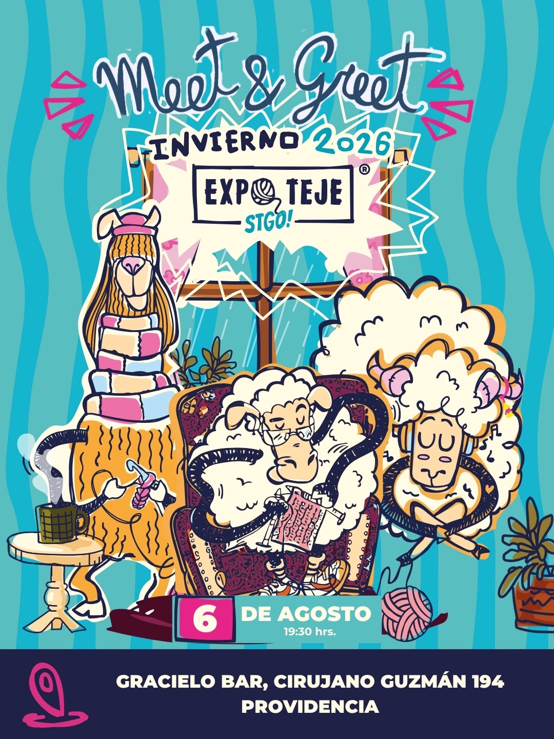 MEET AND GREET EXPO TEJE Invierno, El carrete Tejeril