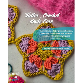 Crochet desde Cero - Estrella a Crochet - Javiera Hook @javi.hook - GRATUITO