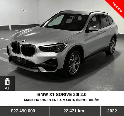 BMW X1 SDRIVE 20I 2.0 AUT 2022