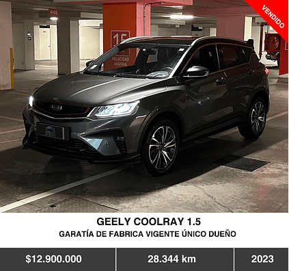 GEELY COOLRAY 1.5 2023