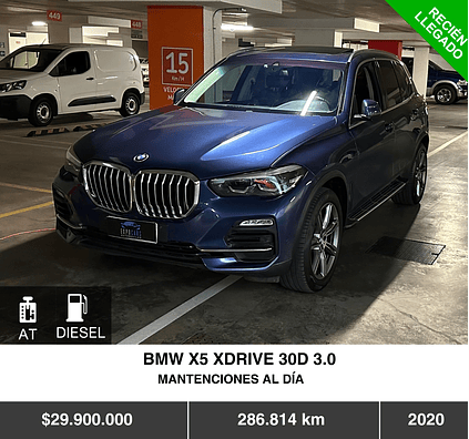 BMW X5 XDRIVE 30D 3.0 2020