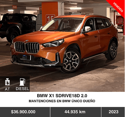  BMW X1 SDRIVE18D 2.0 2023