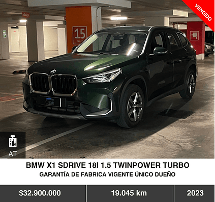 BMW X1 SDRIVE 18I 1.5 TWINPOWER TURBO