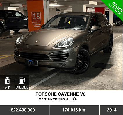 PORSCHE CAYENNE V6 DIESEL 2014
