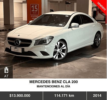MERCEDES BENZ CLA 200 1.6 2014