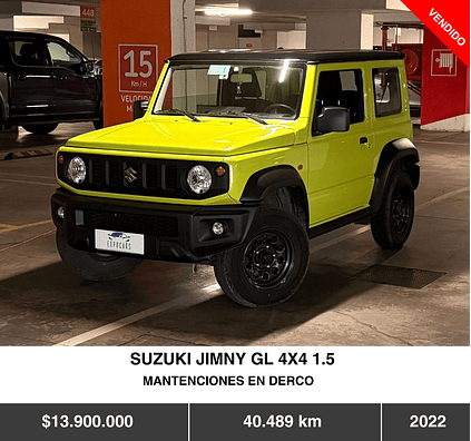 SUZUKI JIMNY GL 4X4 1.5 2022