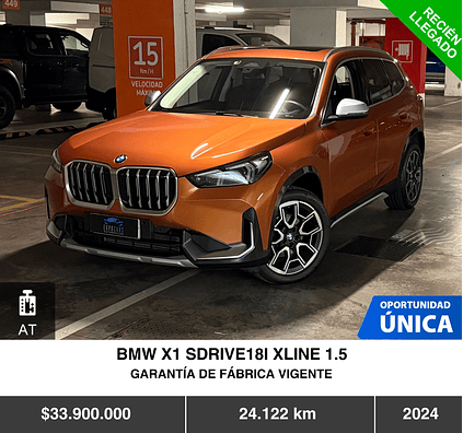  BMW X1 SDRIVE18I XLINE 1.5 2024