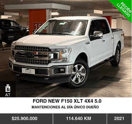 FORD NEW F150 XLT 4X4 5.0 2021