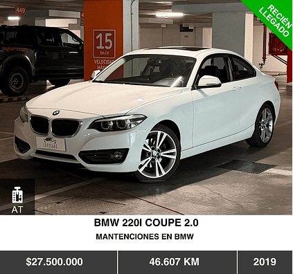 BMW 220I COUPE 2.0 2019