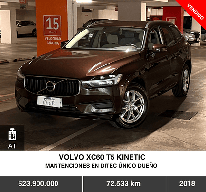 VOLVO XC60 T5 KINETIC 2018