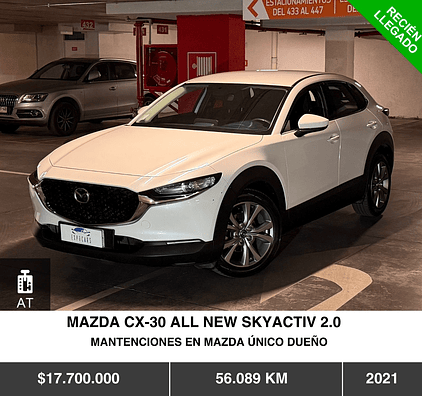 MAZDA CX-30 ALL NEW SKYACTIV 2.0 2021