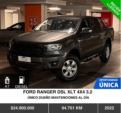 FORD RANGER DSL XLT 4X4 3.2 2022