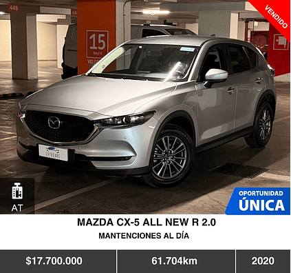 MAZDA CX-5 ALL NEW R 2.0 2020