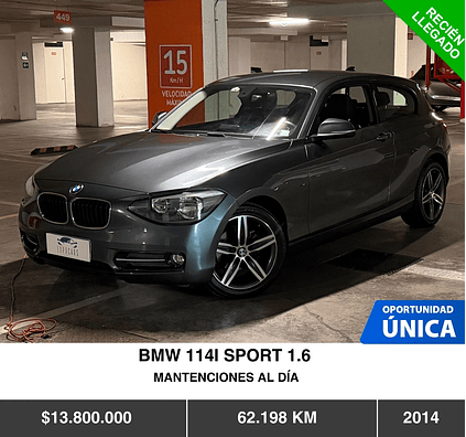 BMW 114I SPORT 1.6 2014