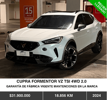 CUPRA FORMENTOR VZ TSI 4WD 2.0 2024