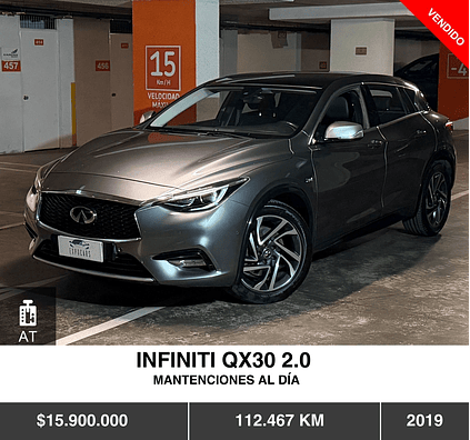 INFINITI QX30 2.0 2019