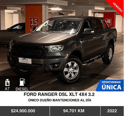 FORD RANGER DSL XLT 4X4 3.2 2022