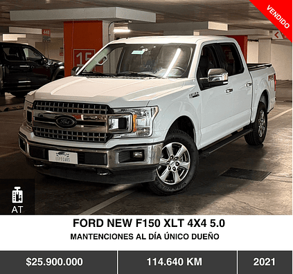 FORD NEW F150 XLT 4X4 5.0 2021
