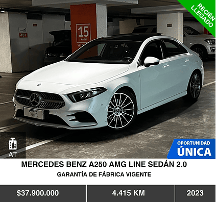 MERCEDES BENZ A250 AMG LINE SEDÁN 2.0 2023