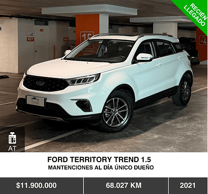 FORD TERRITORY TREND 1.5 2021