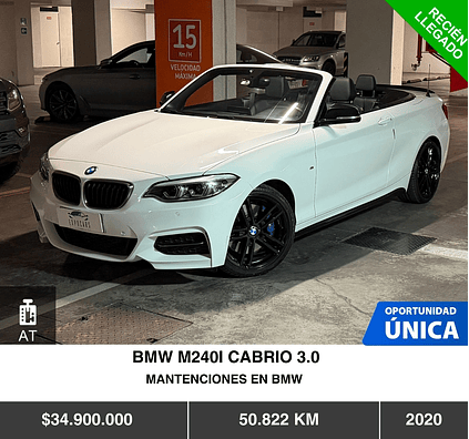 BMW M240I CABRIO 3.0 2020