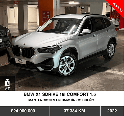 BMW X1 SDRIVE 18I COMFORT 1.5 2022