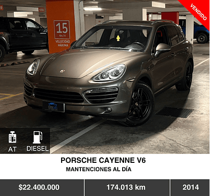 PORSCHE CAYENNE V6 DIESEL 2014