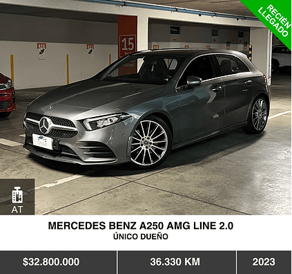 MERCEDES BENZ A250 AMG LINE 2.0 2023