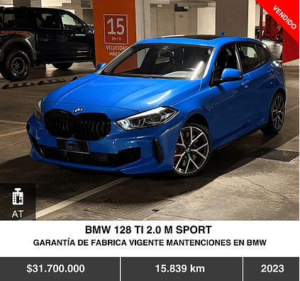 BMW 128 TI 2.0 M SPORT 2023