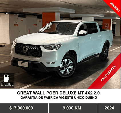 GREAT WALL POER DELUXE MT 4X2 2.0 2024